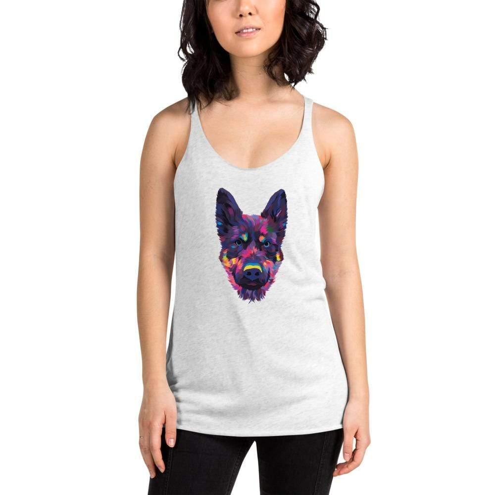 German Shepherd Racerback Tank Top - DoggyLoveandMore