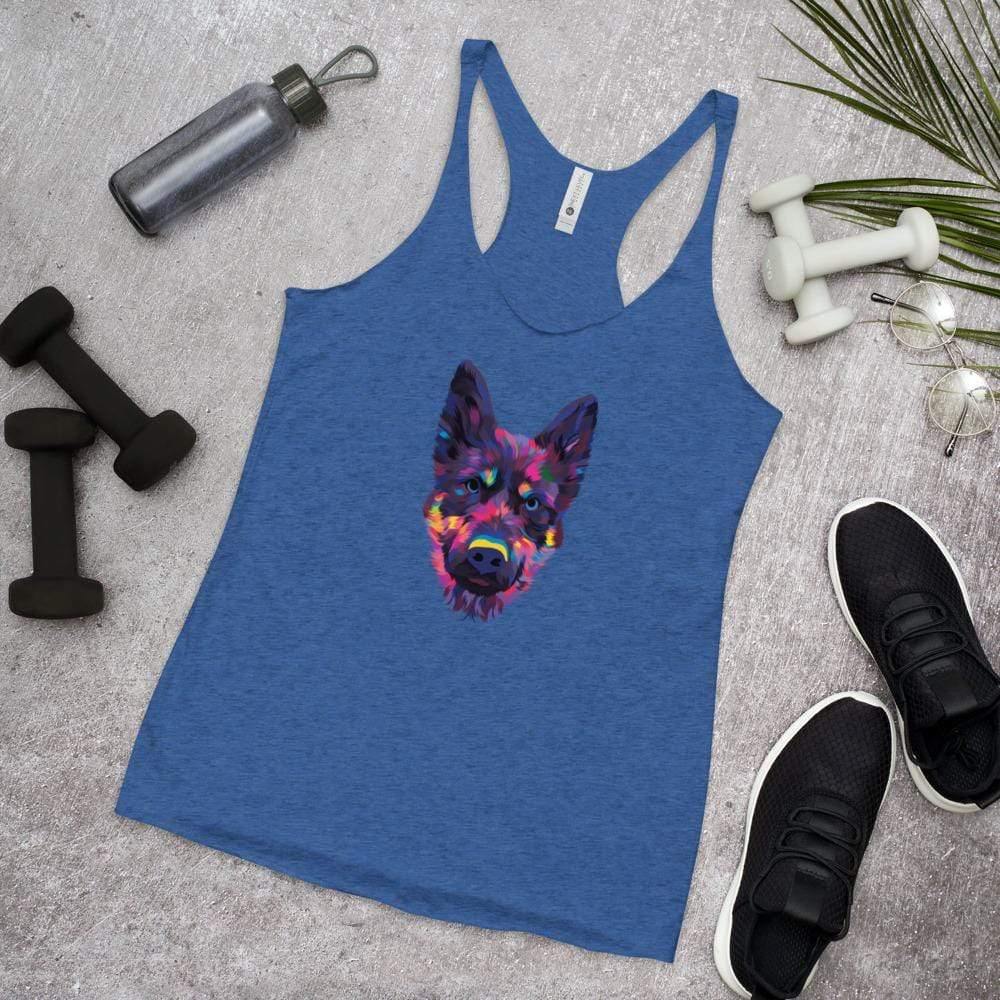 German Shepherd Racerback Tank Top - DoggyLoveandMore