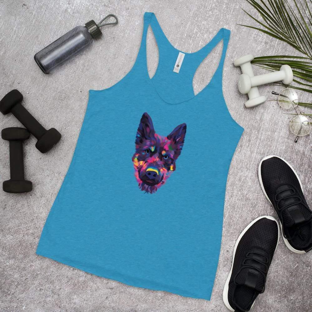 German Shepherd Racerback Tank Top - DoggyLoveandMore