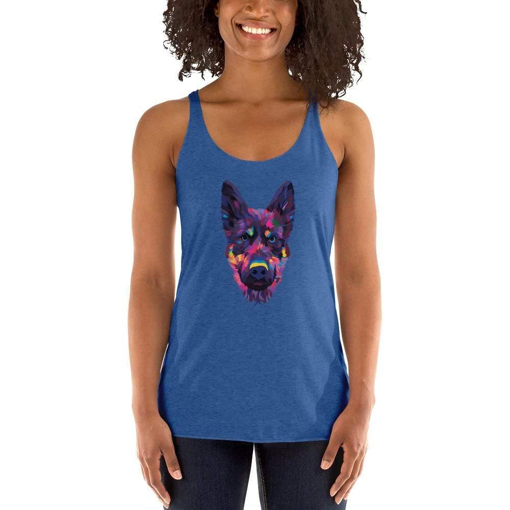 German Shepherd Racerback Tank Top - DoggyLoveandMore