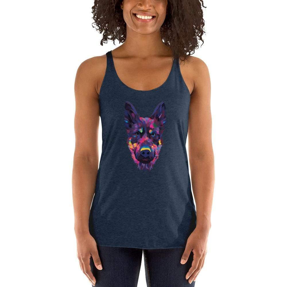 German Shepherd Racerback Tank Top - DoggyLoveandMore