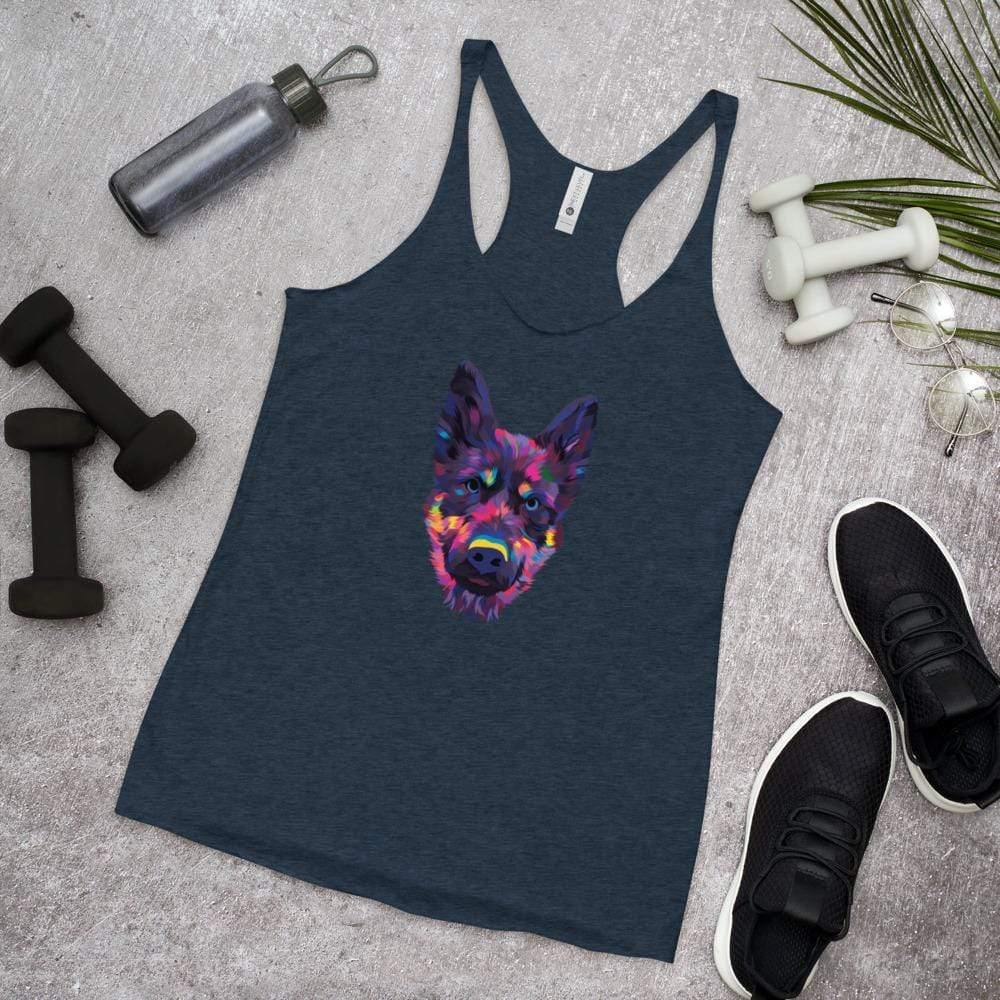 German Shepherd Racerback Tank Top - DoggyLoveandMore