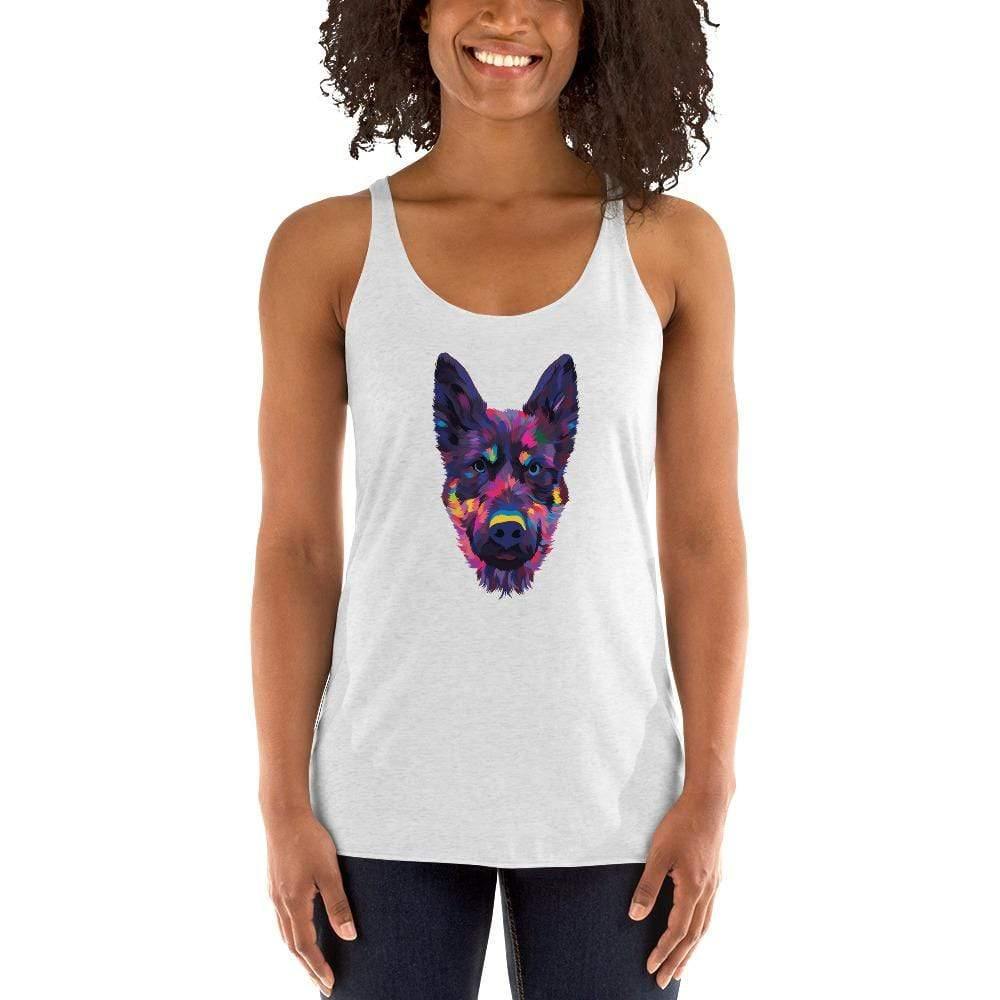 German Shepherd Racerback Tank Top - DoggyLoveandMore