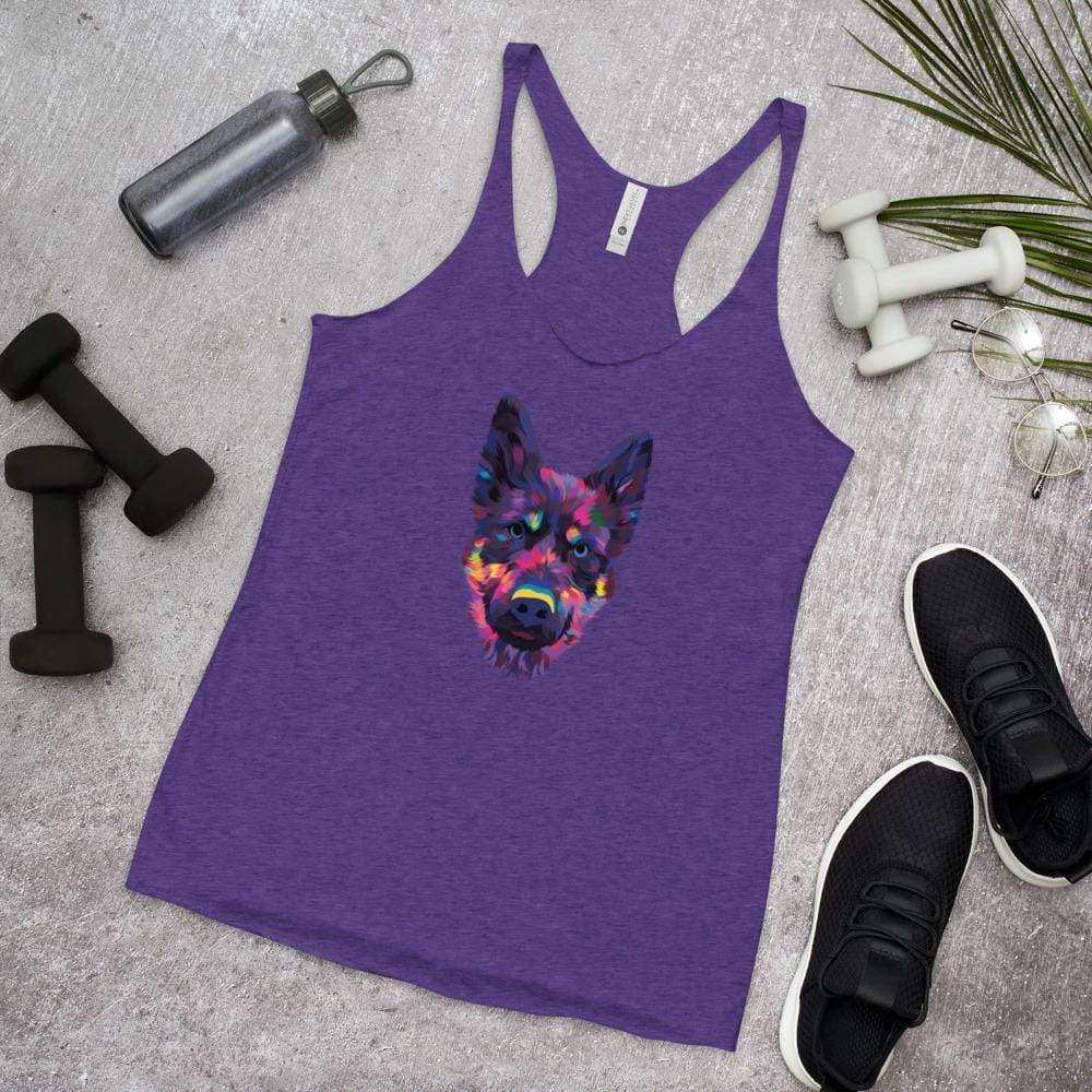 German Shepherd Racerback Tank Top - DoggyLoveandMore