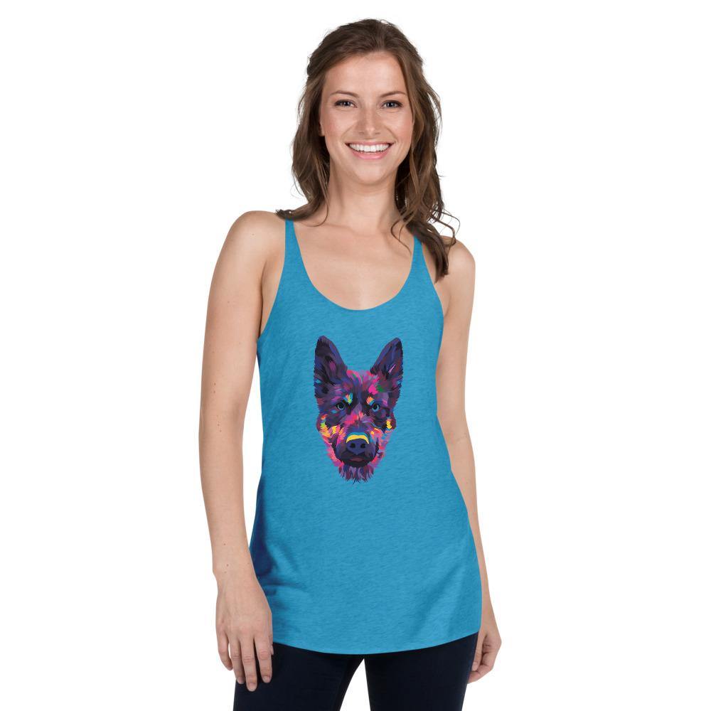 German Shepherd Racerback Tank Top - DoggyLoveandMore