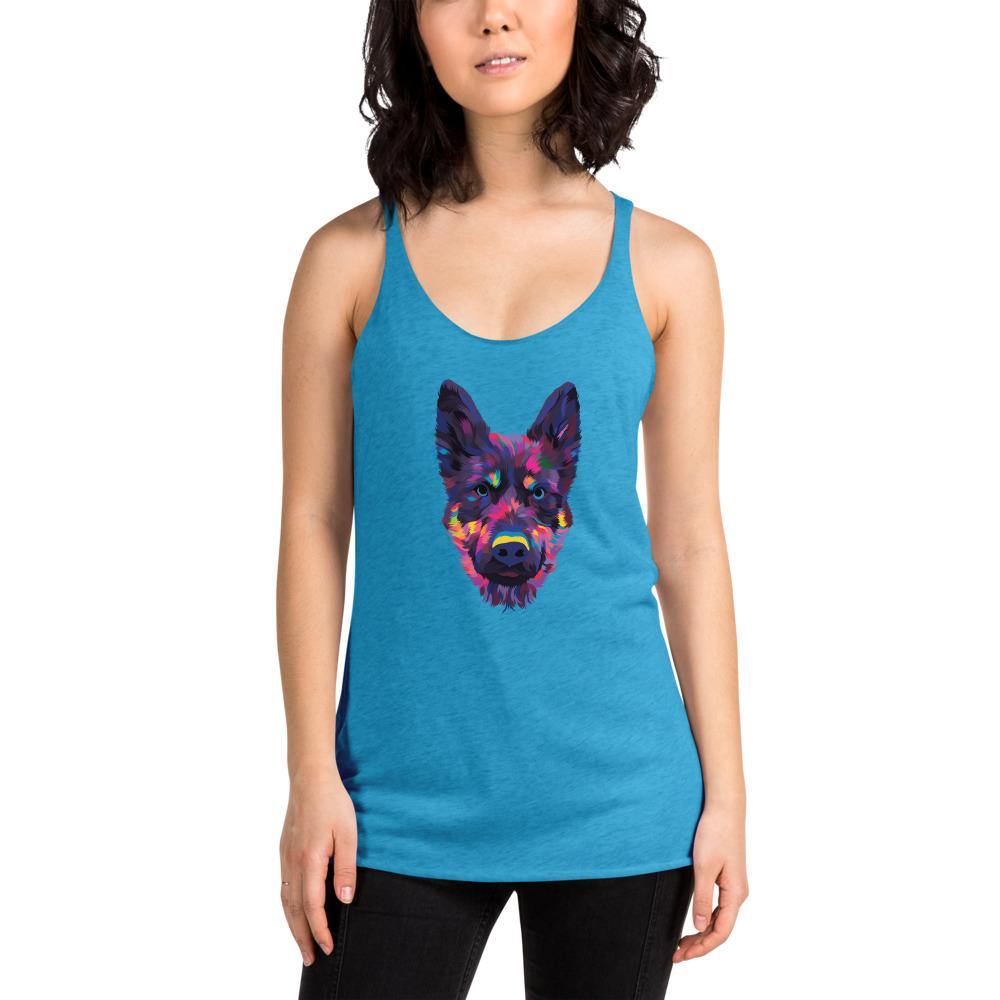 German Shepherd Racerback Tank Top - DoggyLoveandMore