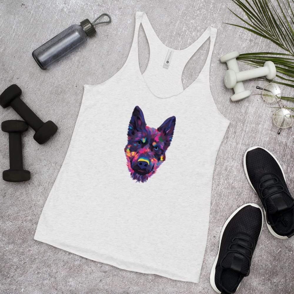 German Shepherd Racerback Tank Top - DoggyLoveandMore