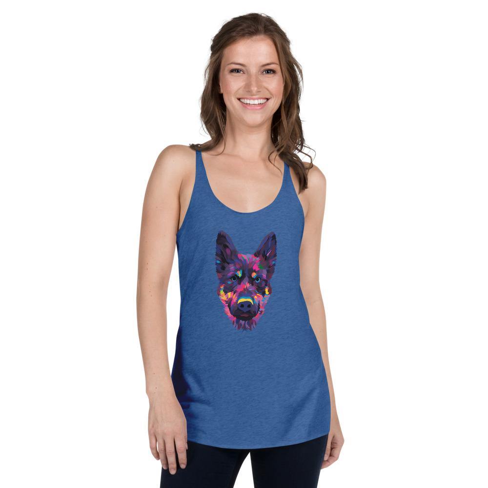 German Shepherd Racerback Tank Top - DoggyLoveandMore