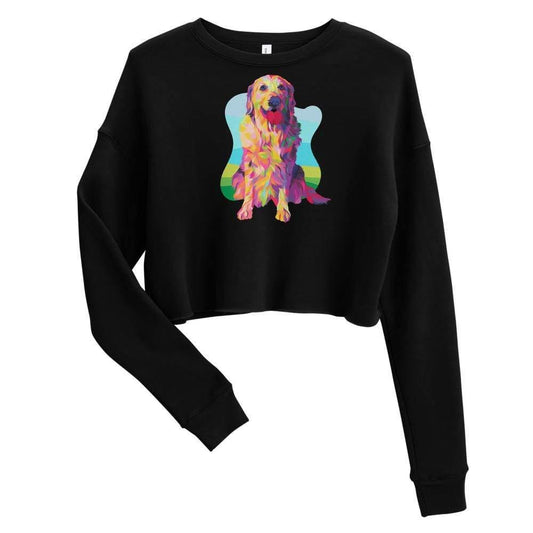 Golden Retriever Crop Sweatshirt - DoggyLoveandMore