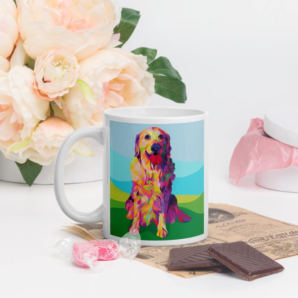 Golden Retriever Dishwasher Safe Microwavable Ceramic Coffee Mug