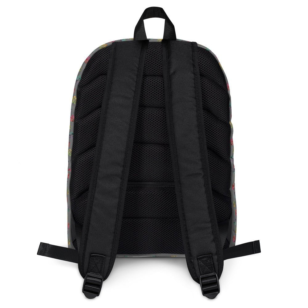 Grey Paw Prints Backpack - DoggyLoveandMore
