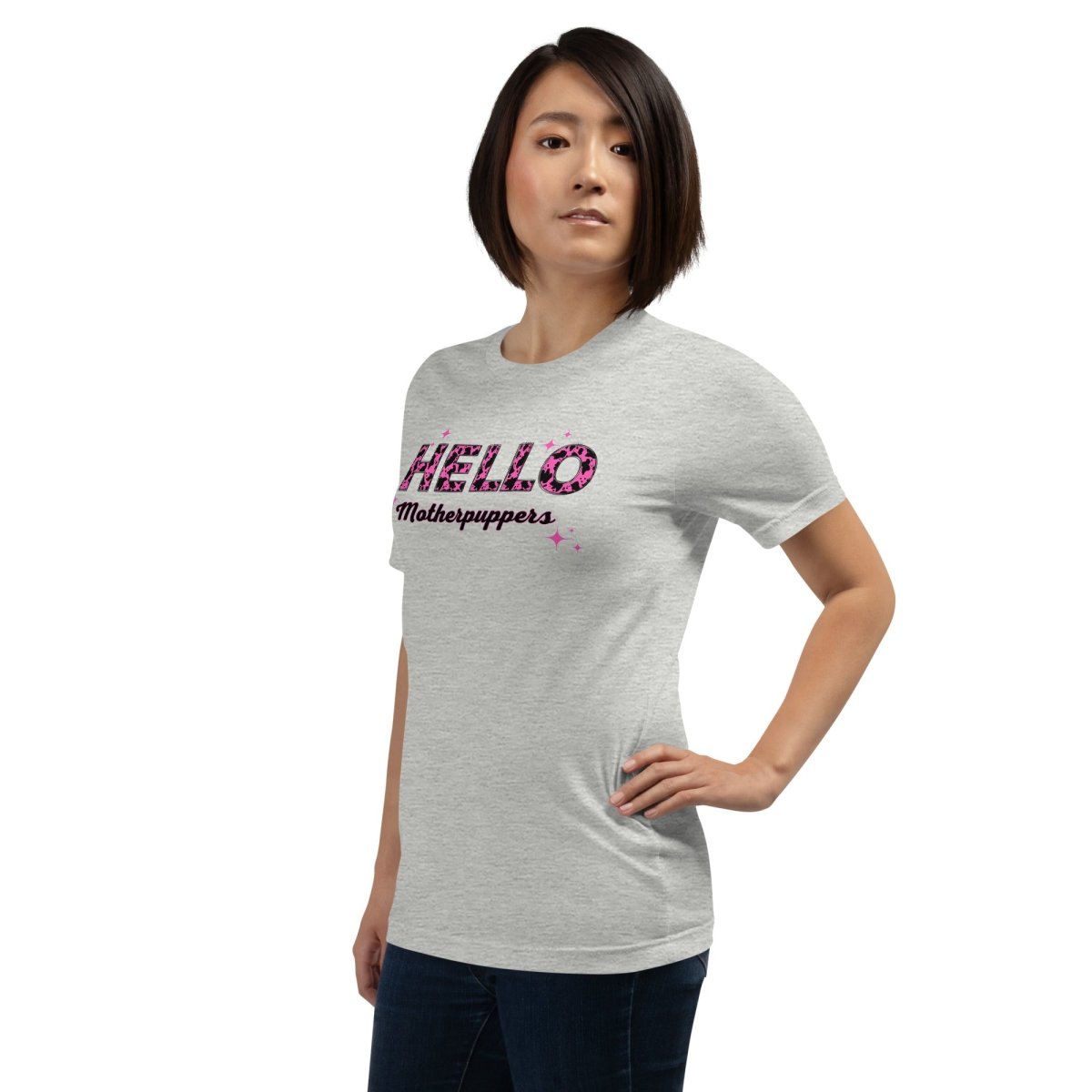 Hello Motherpuppers Dog Mom T-Shirt - DoggyLoveandMore