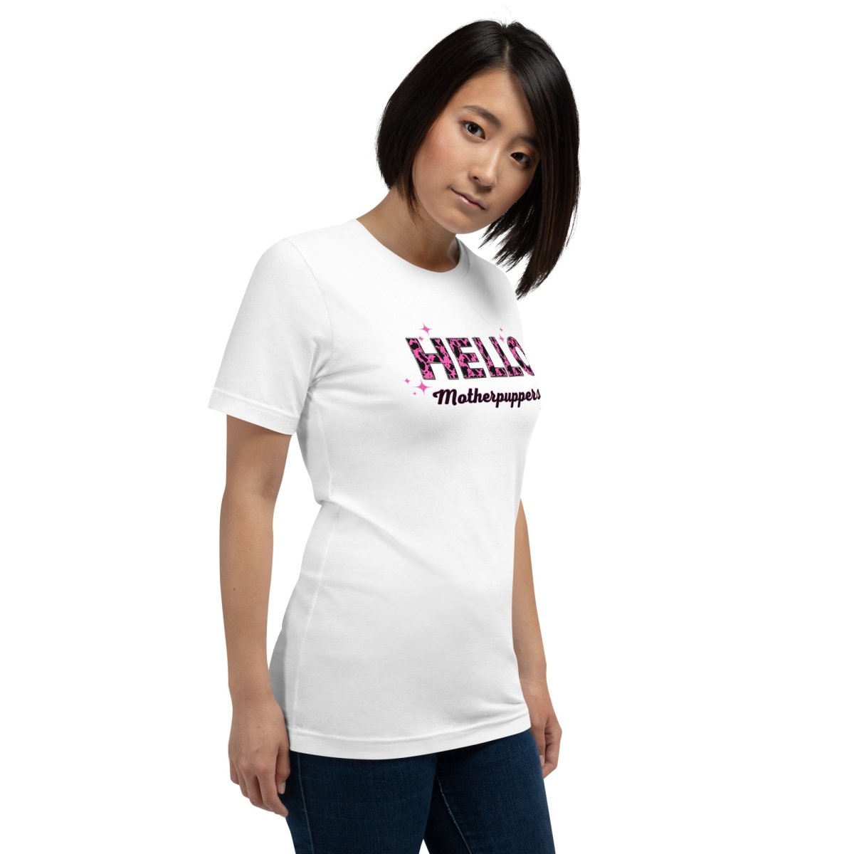 Hello Motherpuppers Dog Mom T-Shirt - DoggyLoveandMore