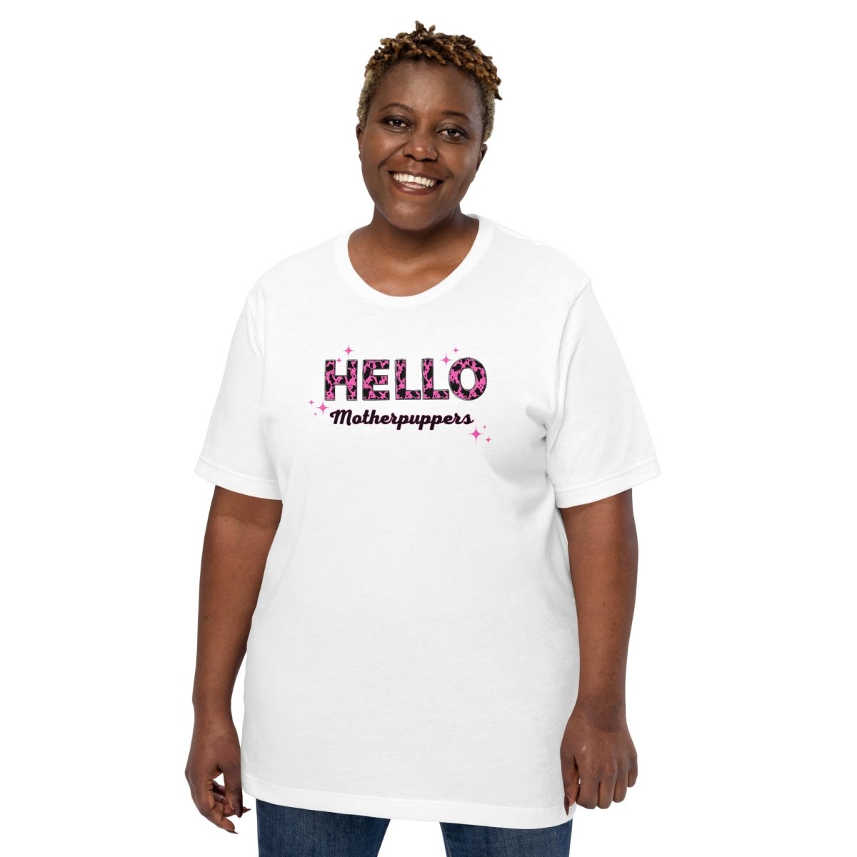 Hello Motherpuppers Dog Mom T-Shirt - DoggyLoveandMore