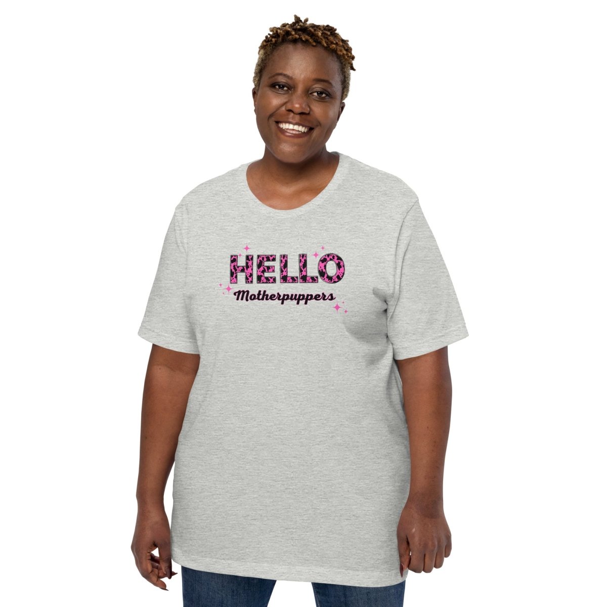 Hello Motherpuppers Dog Mom T-Shirt - DoggyLoveandMore