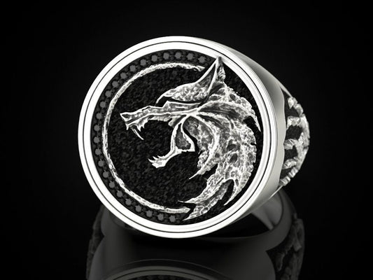 Hunter Wolf Claw Ring - DoggyLoveandMore