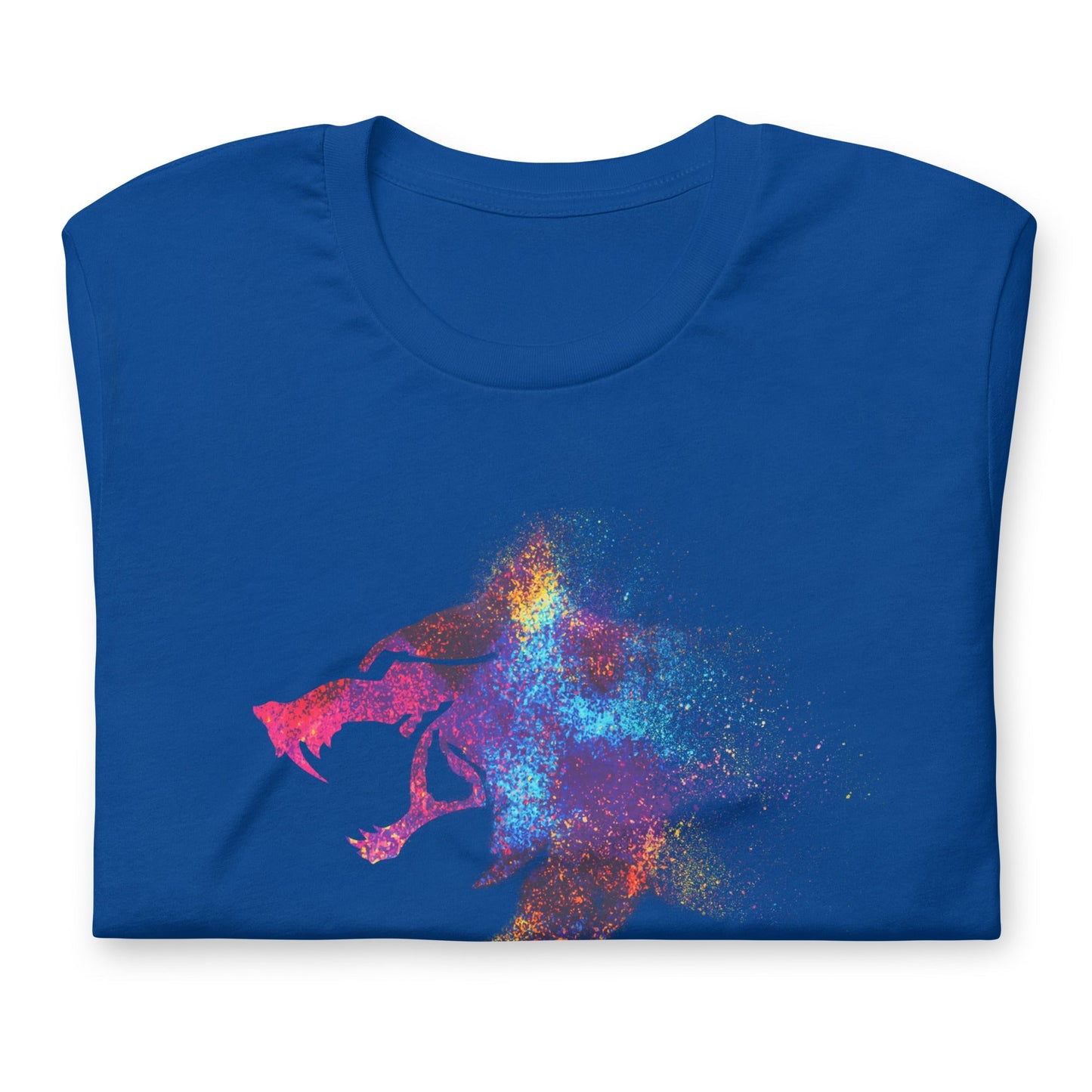 I AM WOLF Rainbow Graphic T-Shirt