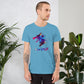 I AM WOLF Rainbow Graphic T-Shirt