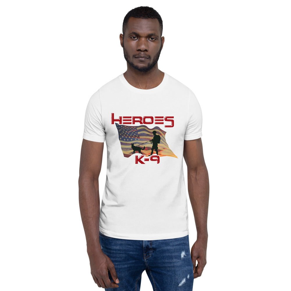 K-9 Military Dog Graphic T-Shirt-DoggyLoveandMore