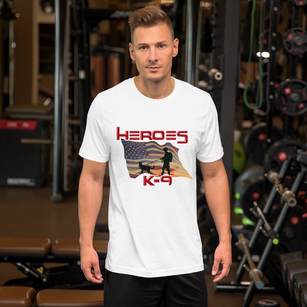 K-9 Military Dog Graphic T-Shirt-DoggyLoveandMore
