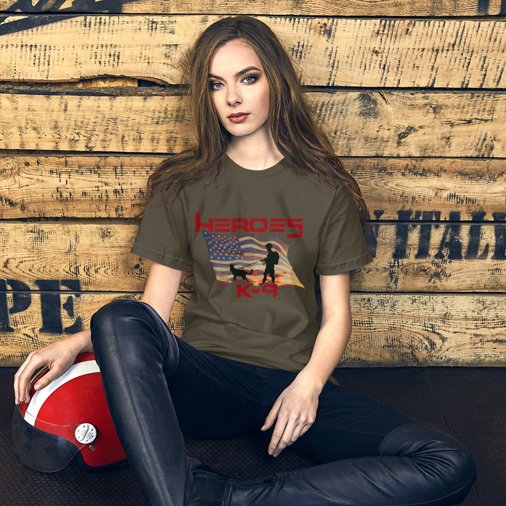 K-9 Military Dog Graphic T-Shirt