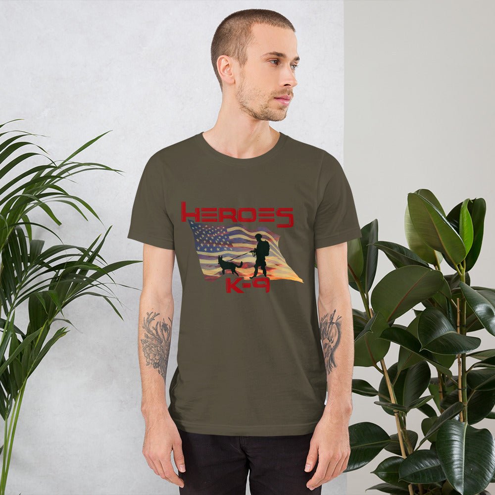 K-9 Military Dog Graphic T-Shirt