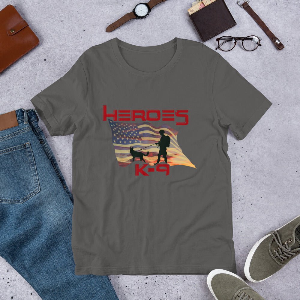 K-9 Military Dog Graphic T-Shirt