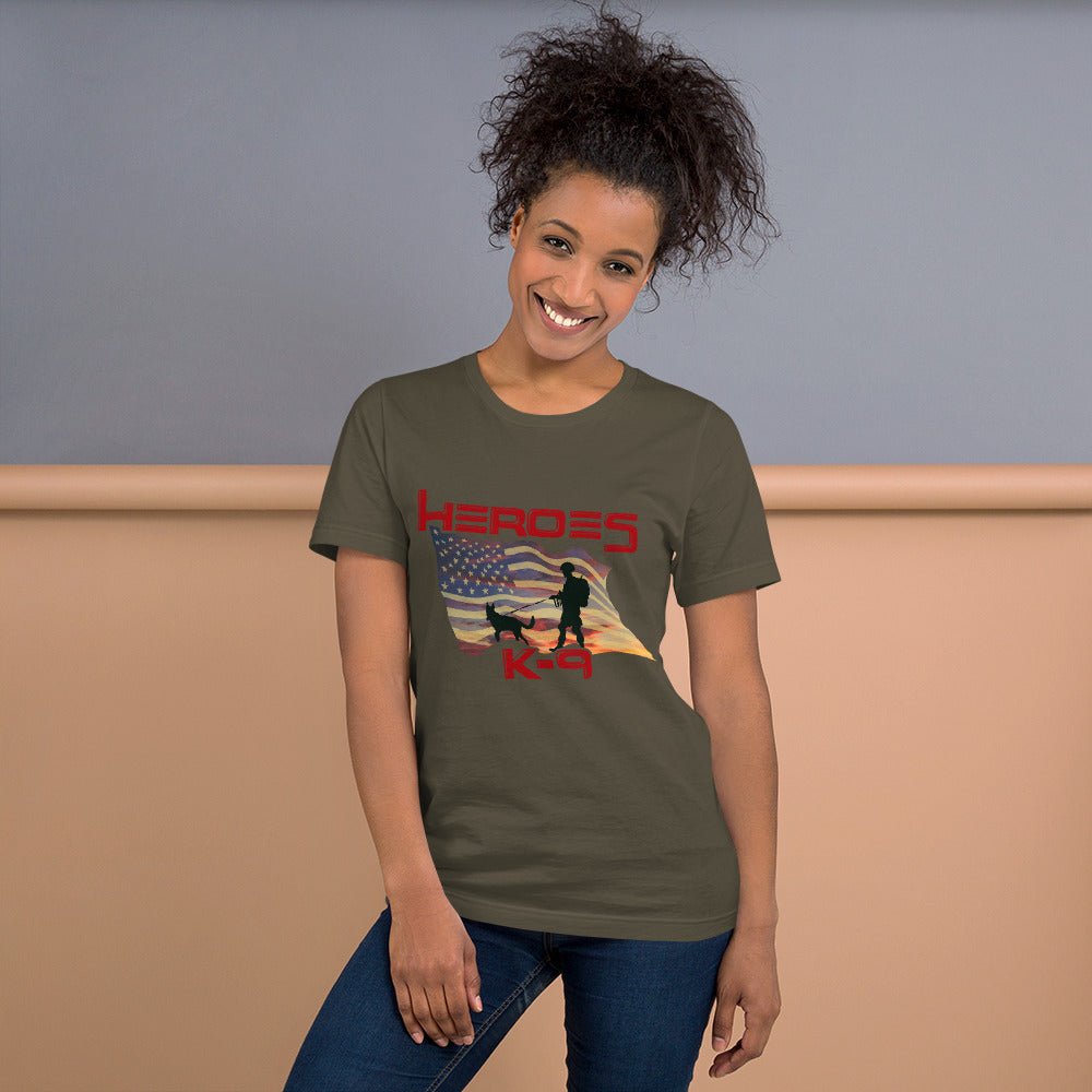 K-9 Military Dog Graphic T-Shirt