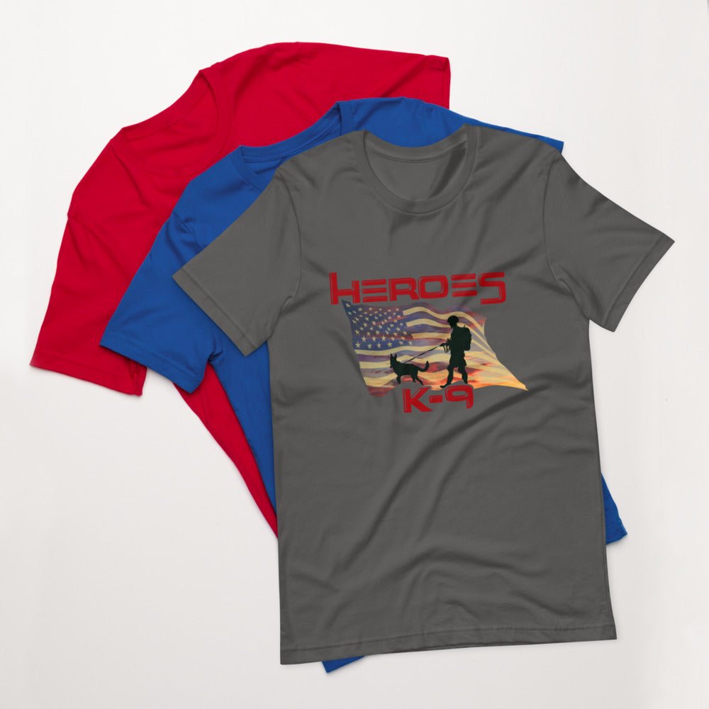 K-9 Military Dog Graphic T-Shirt