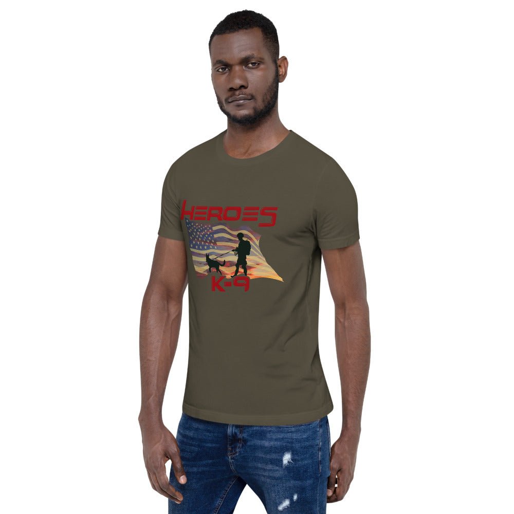 K-9 Military Dog Graphic T-Shirt