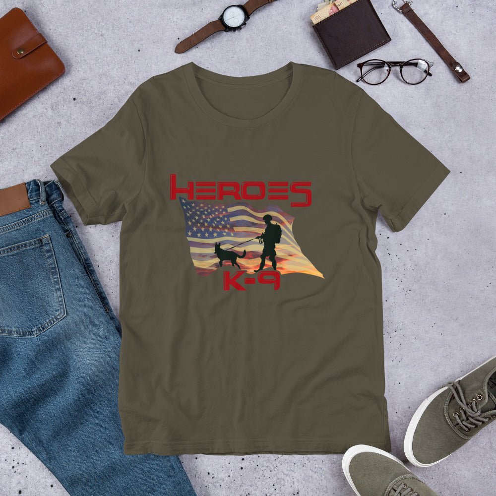 K-9 Military Dog Graphic T-Shirt