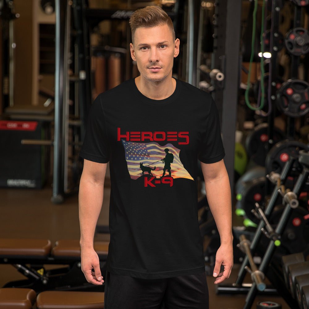 K-9 Military Dog Graphic T-Shirt-DoggyLoveandMore