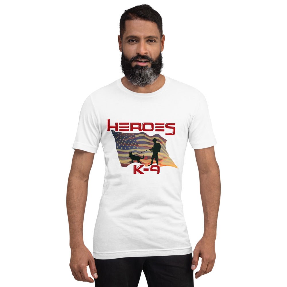 K-9 Military Dog Graphic T-Shirt-DoggyLoveandMore