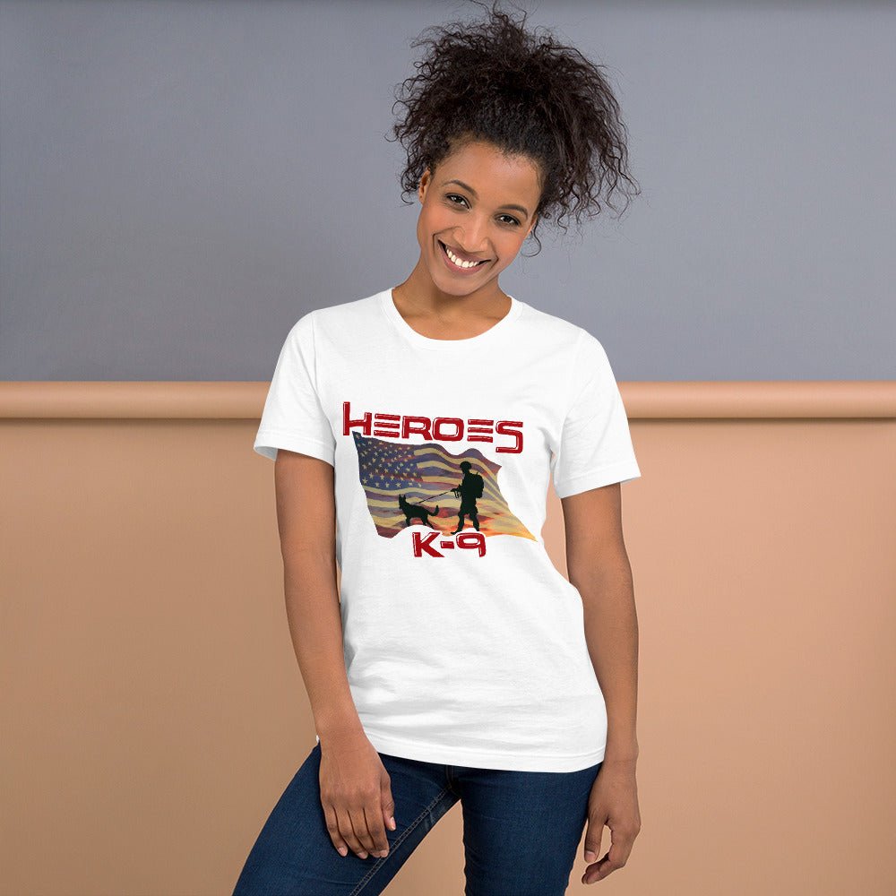 K-9 Military Dog Graphic T-Shirt-DoggyLoveandMore