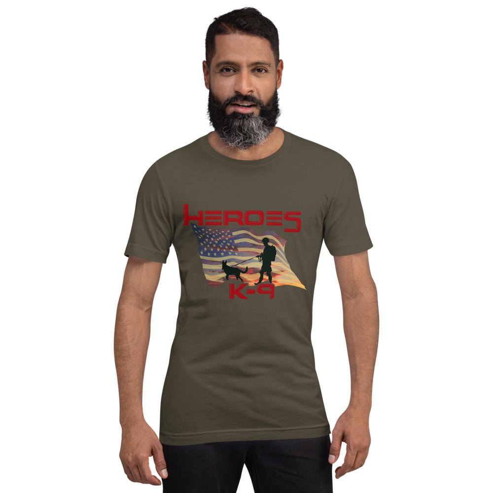 K-9 Military Dog Graphic T-Shirt