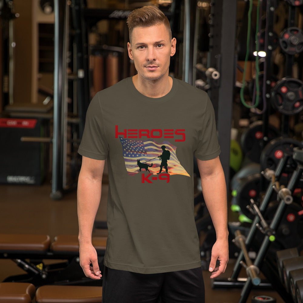 K-9 Military Dog Graphic T-Shirt