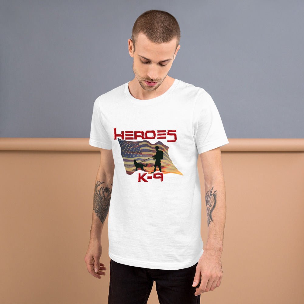 K-9 Military Dog Graphic T-Shirt-DoggyLoveandMore
