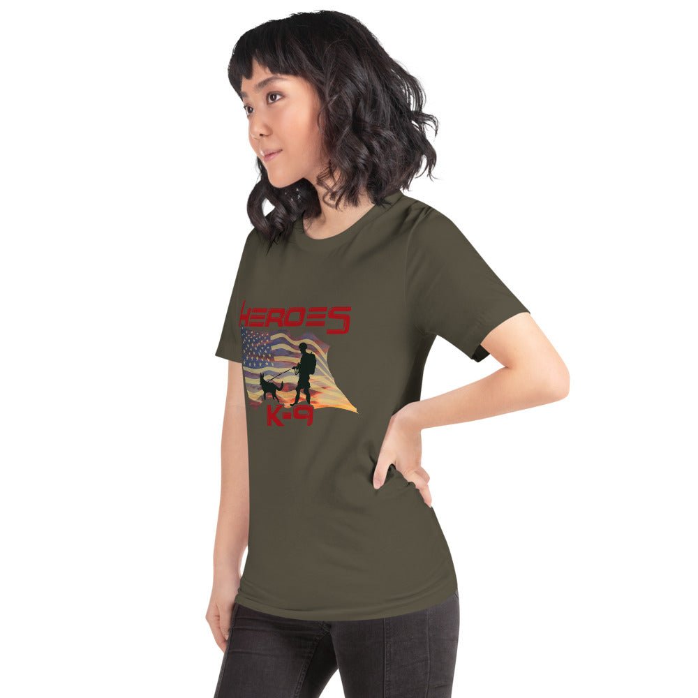 K-9 Military Dog Graphic T-Shirt