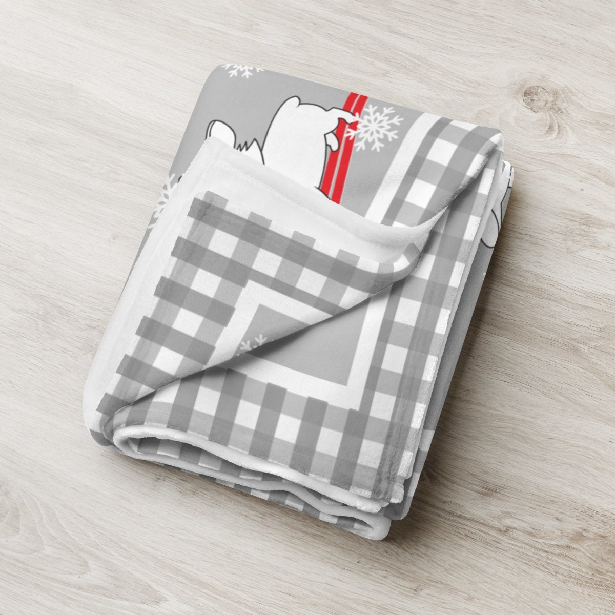 Let It Snow Dogs Throw Blanket - DoggyLoveandMore