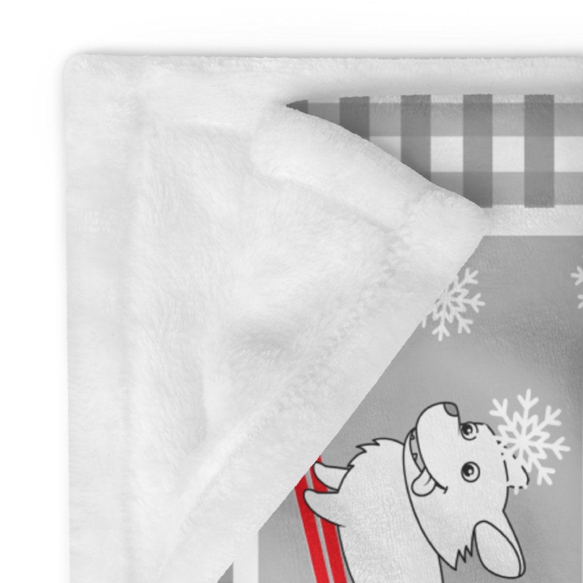 Let It Snow Dogs Throw Blanket - DoggyLoveandMore
