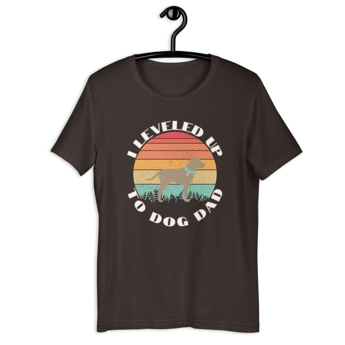 Leveled Up Dog Dad T-Shirt - DoggyLoveandMore