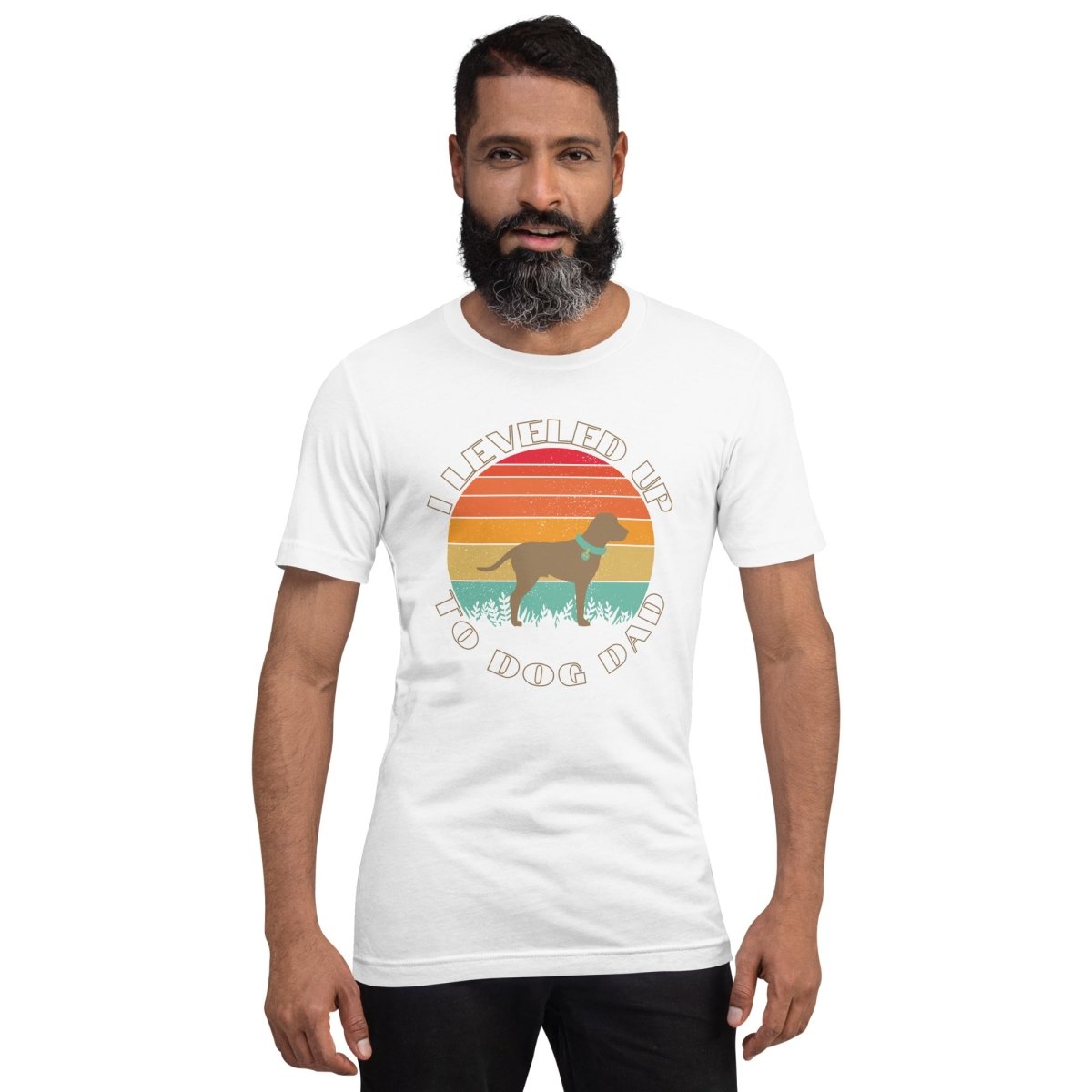 Leveled Up Dog Dad T-Shirt - DoggyLoveandMore