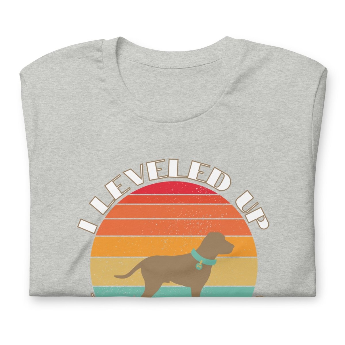 Leveled Up Dog Dad T-Shirt - DoggyLoveandMore