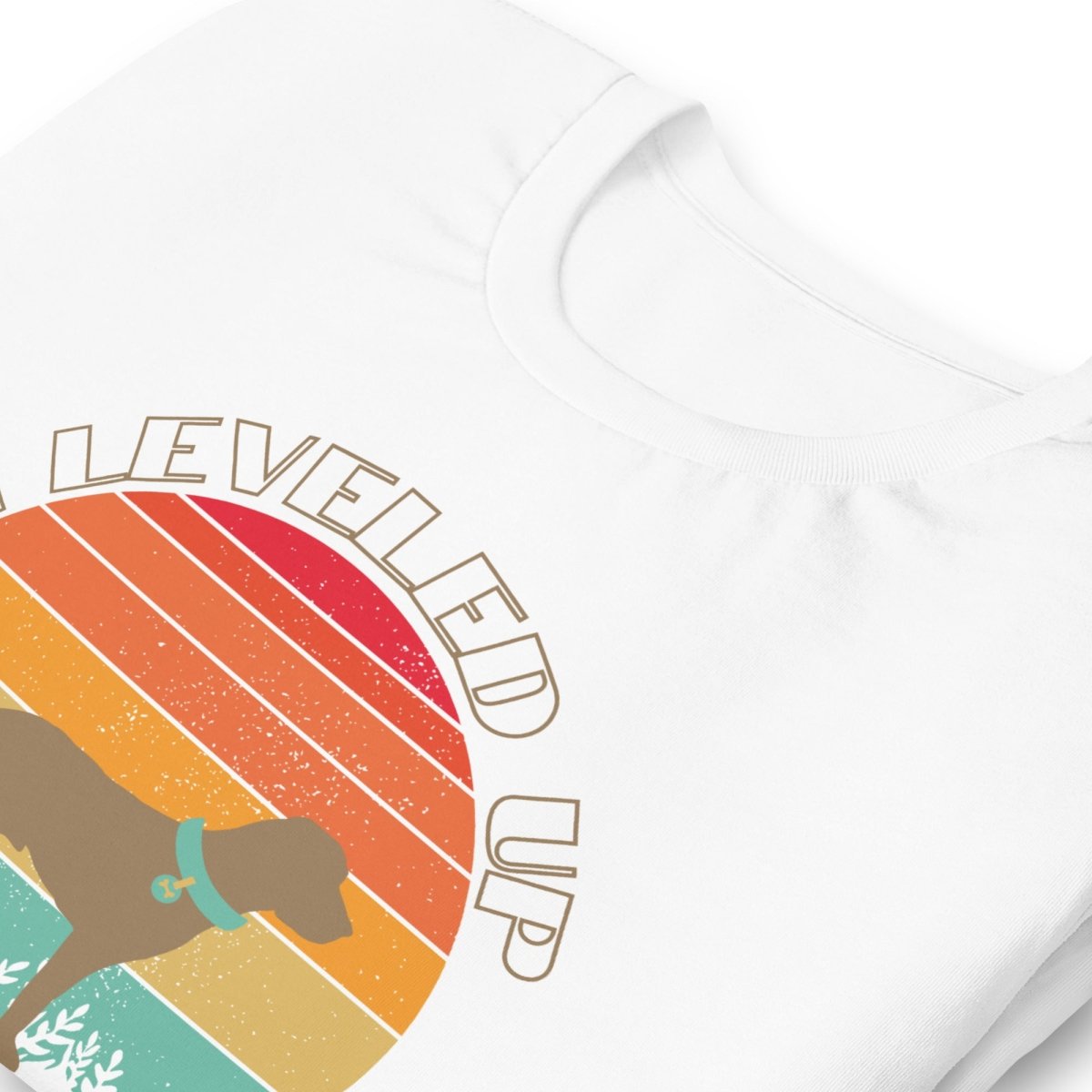 Leveled Up Dog Dad T-Shirt - DoggyLoveandMore