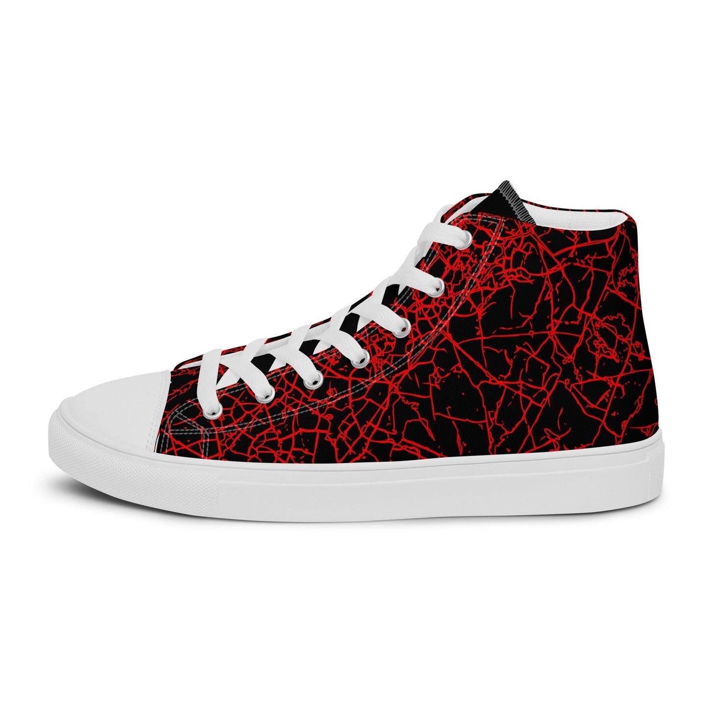 Men’s Red Crackle Sneakers