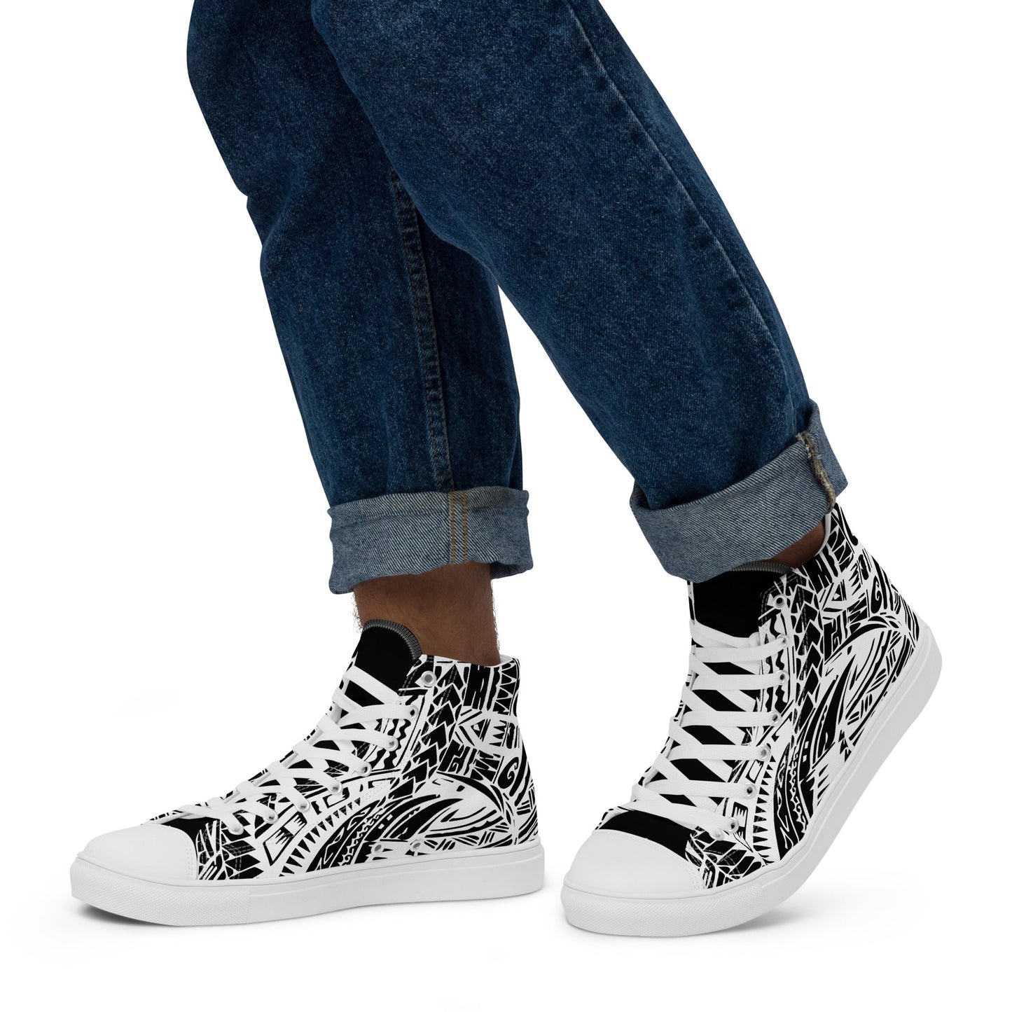 Men’s Tribal Pattern Sneakers-DoggyLoveandMore