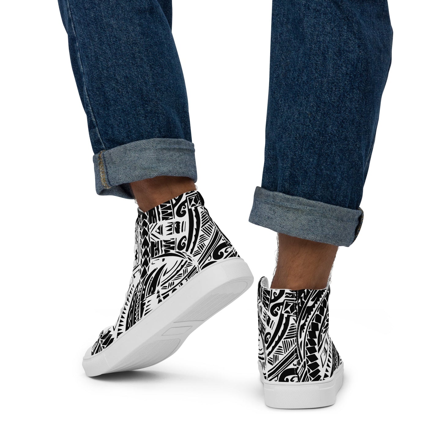 Men’s Tribal Pattern Sneakers-DoggyLoveandMore