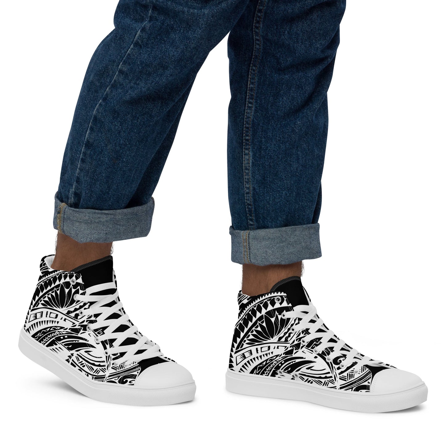 Men’s Tribal Pattern Sneakers-DoggyLoveandMore