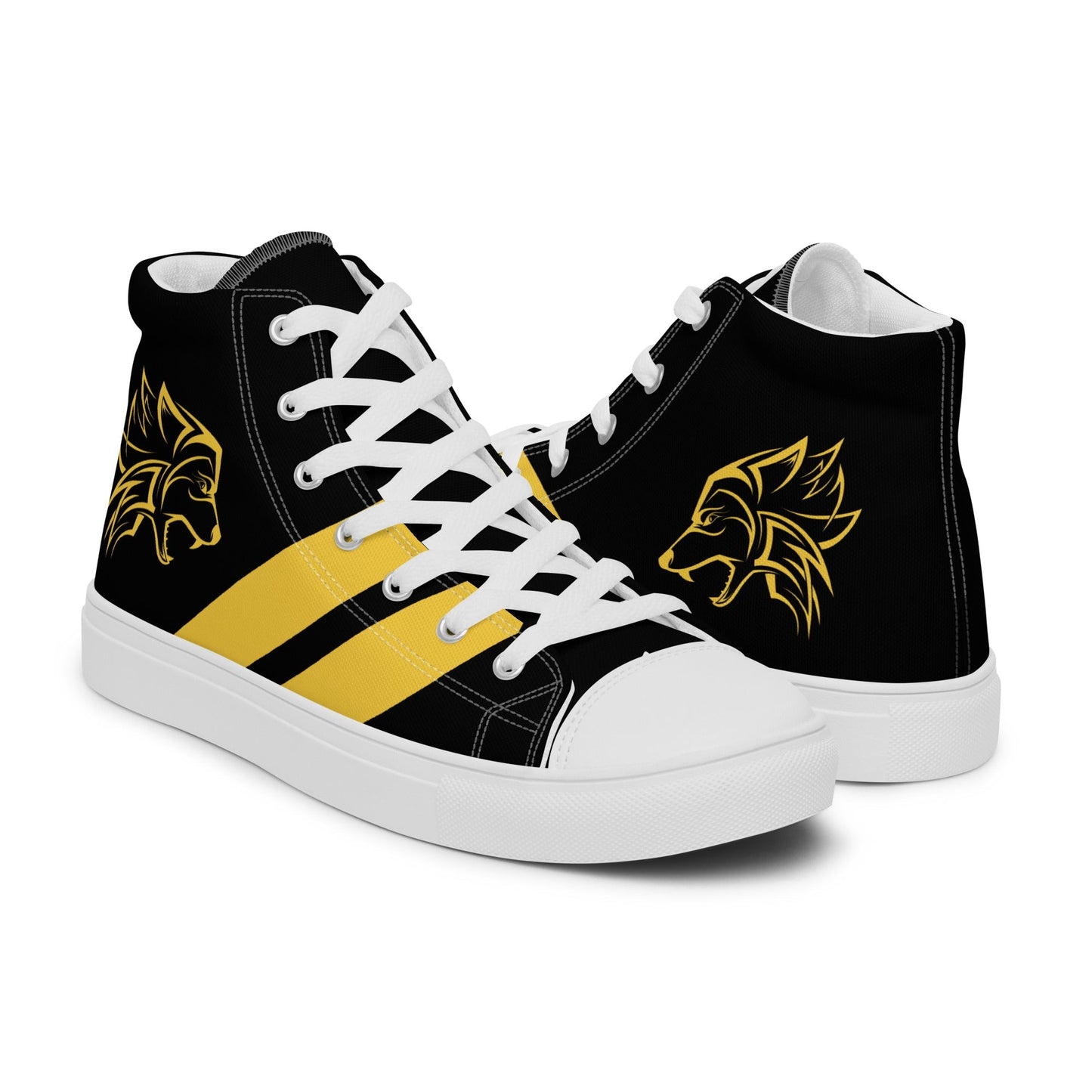 Men's Wolf Dog Sneakers-DoggyLoveandMore