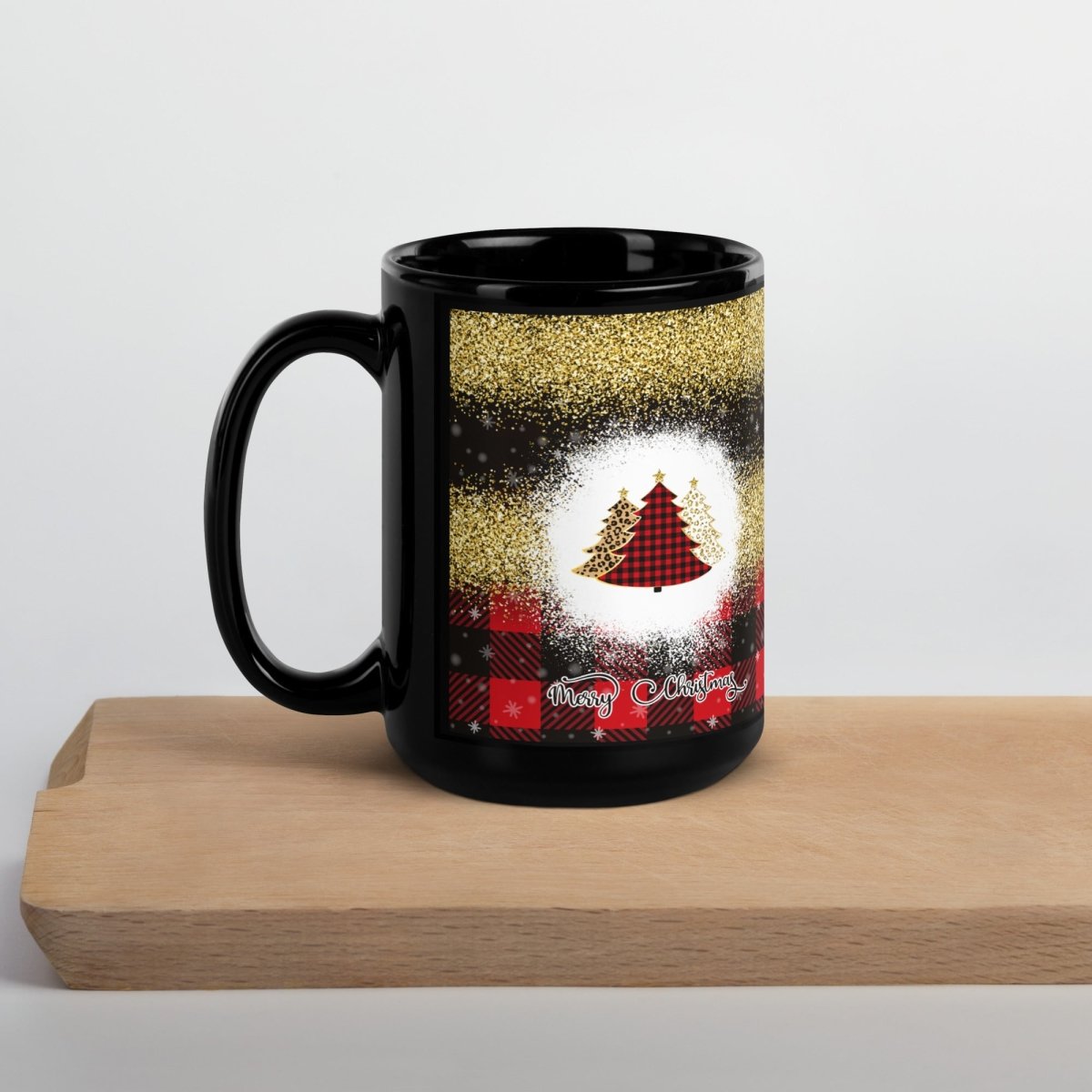 Merry Christmas Buffalo Plaid Mug - DoggyLoveandMore
